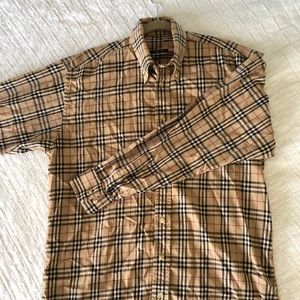 Burberry Small Scale Check Cotton Shirt MED